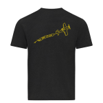 T-Shirt Noir - AVION - 1