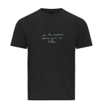 T-Shirt Noir - Balec vert pastel