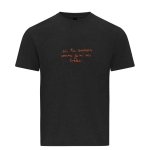 T-Shirt Noir - Balec orange