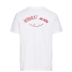T-Shirt Blanc - Patriarcat - bordeaux