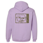 Hoodie Violet orchid - Mongrel - léopard